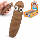 Set of 12 stretchy poo toys from One For Fun, colorful and flexible novelty toys for kids.