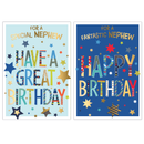 Poppyhill 12 Pack Cards C50 Birthday Nephew