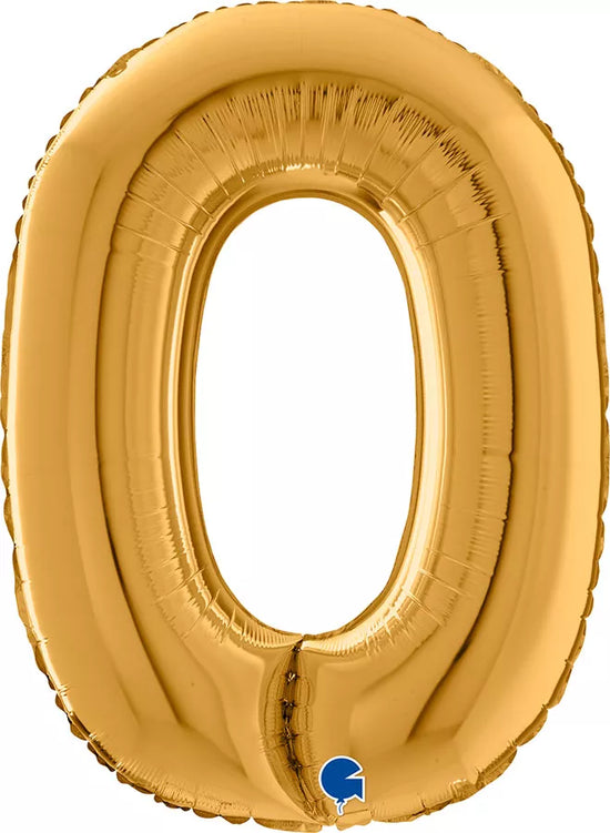Grabo Foil Balloon Gold 26" Letter O