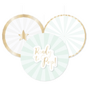 Ready To Pop Paper Fans 3pk