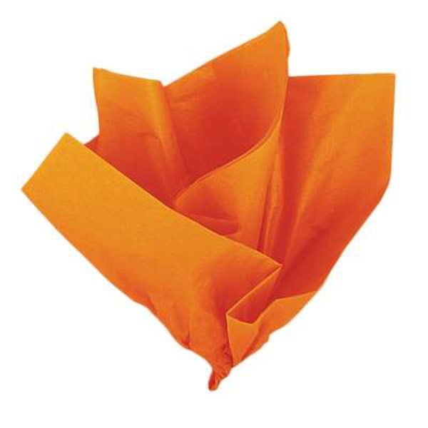 Unique 10 Sheet Tissue Paper Orange