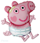 Flexmetal Foil Balloon Evie Pig 24"(Loose)