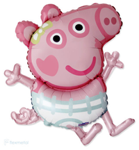 Flexmetal Foil Balloon Evie Pig 24"(Loose)