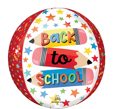 Anagram Back To School Pencils 16" Orbz Balloon