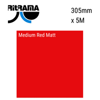 Ritrama Vinyl M Grade Matt Medium Red 305mm x 5m
