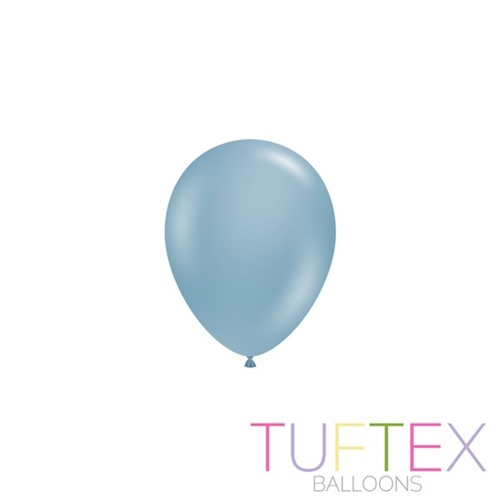 Tuftex Standard Blue Slate 5" Latex Balloons 50pk