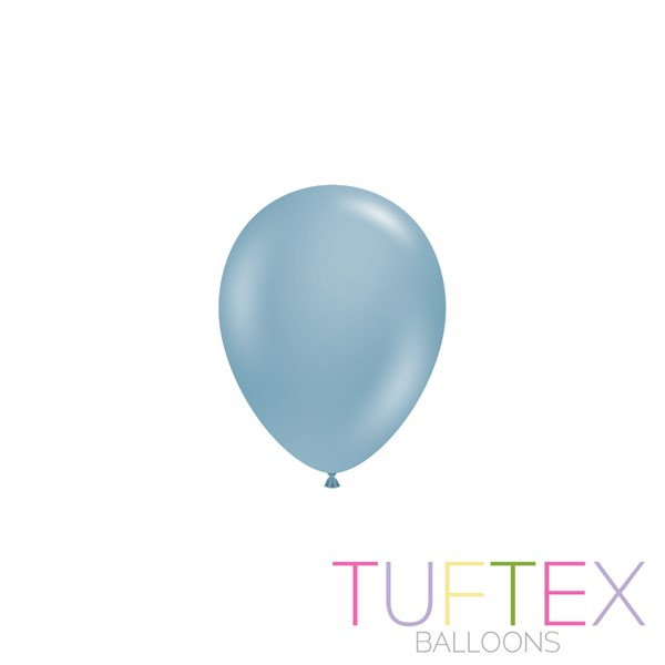 Tuftex Standard Blue Slate 5" Latex Balloons 50pk