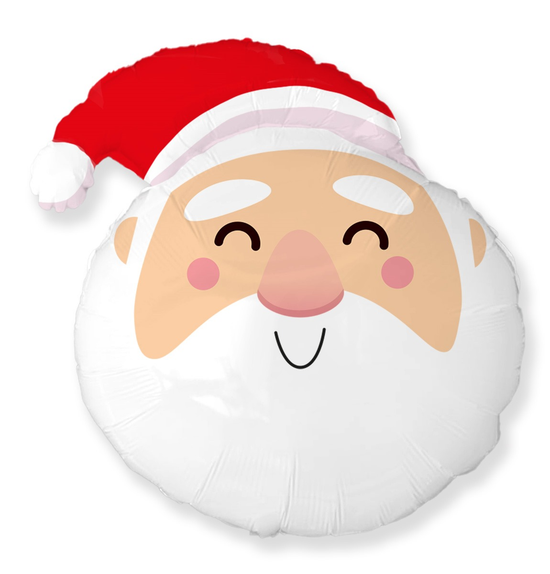 Flexmetal Foil Balloon Santa Head 29" (Loose)