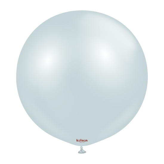 Kalisan 2 Pack Latex Balloons Aura Ice Blue 36