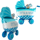 Grabo Foil Balloon It s A Boy Buggy 3D 33"
