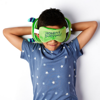 Monster Travel Pillow And Eye Mask Relaxeazzz
