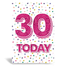 Prelude Pzazzle C50 Birthday Age 30 6pk