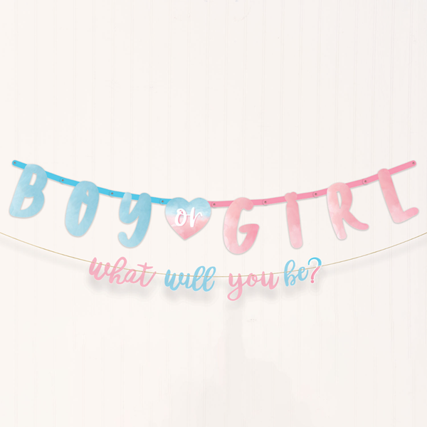 Amscan Banner 2pc The Big Reveal Jumbo