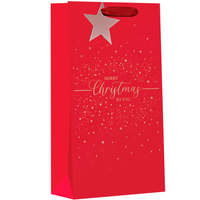 Partisan 6 Pack Gift Bag Merry Xmas Double Bottle