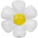 Foil Balloon 34" Shape White Daisy