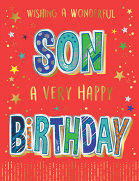 Regal 6 Pack Cards S8 Everyday Birthday Son Stars