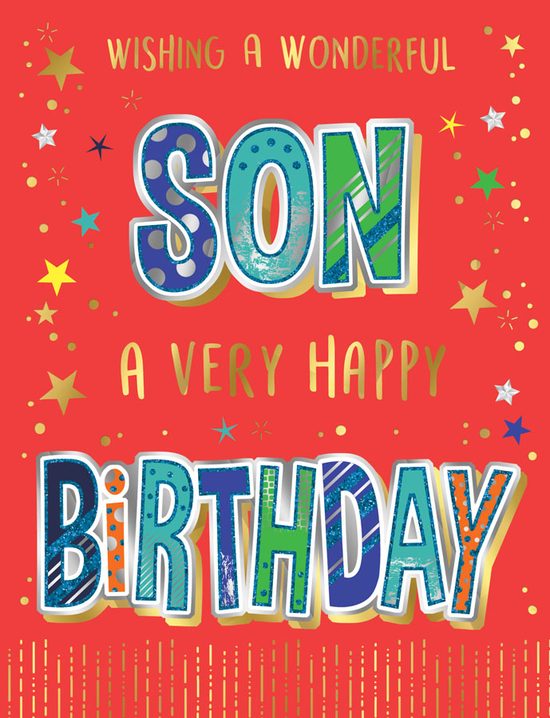 Regal 6 Pack Cards S8 Everyday Birthday Son Stars