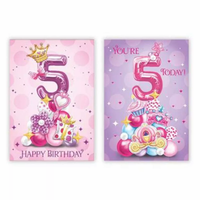 Poppyhill C50 Birthday Age 5 12pk