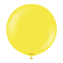 Kalisan Standard Yellow 36" Latex Balloons 2pk
