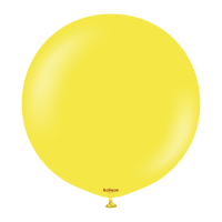 Kalisan Standard Yellow 36" Latex Balloons 2pk