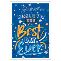 Kingsley 6-pack C50 Father's Day godfather cards, featuring colorful designs and heartfelt messages for special occasions.