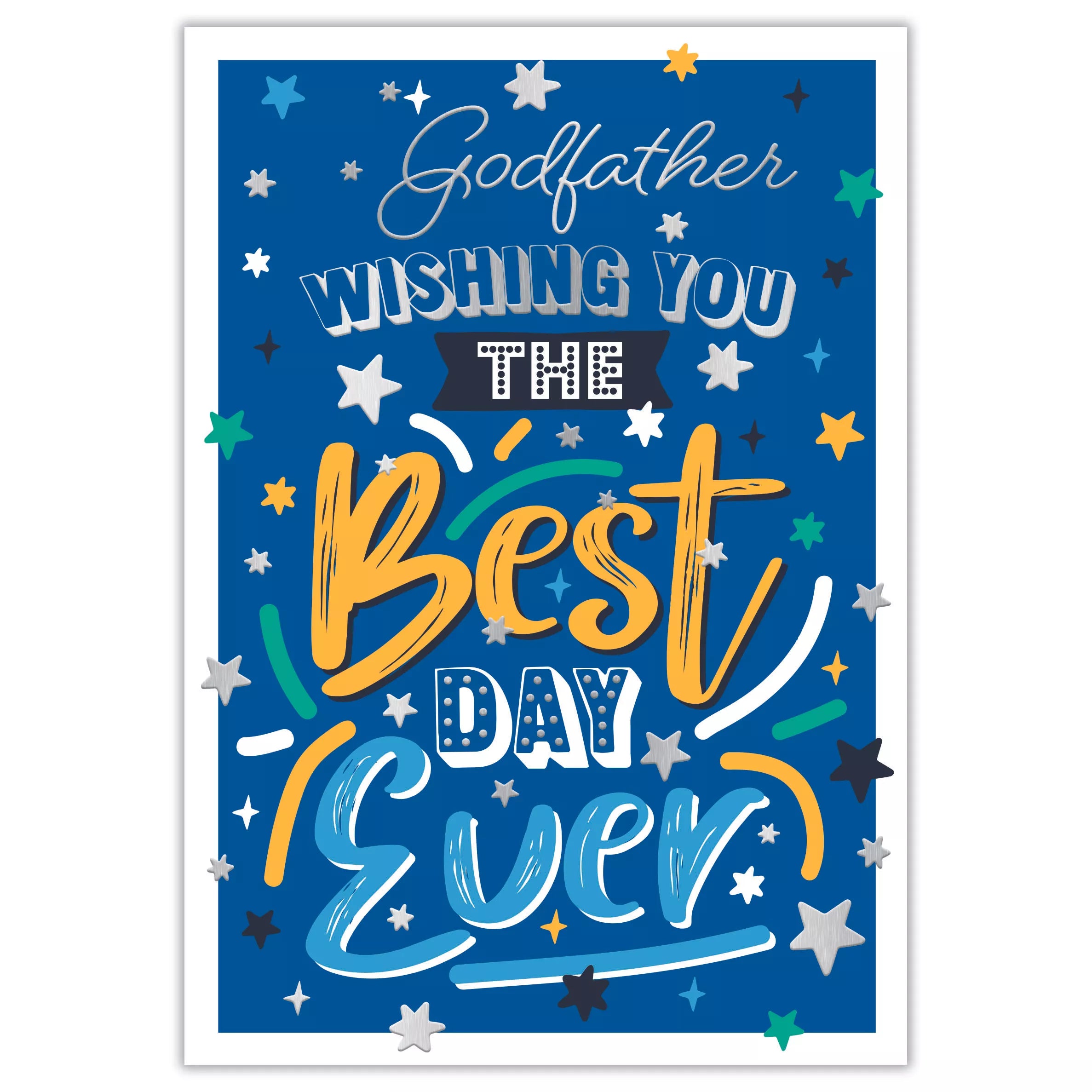 Kingsley 6-pack C50 Father's Day godfather cards, featuring colorful designs and heartfelt messages for special occasions.