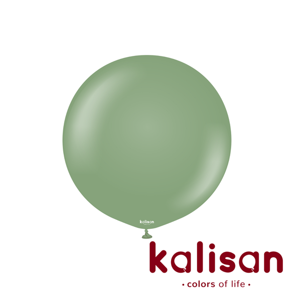 Kalisan Retro Eucalyptus Green 24" Latex 2pk