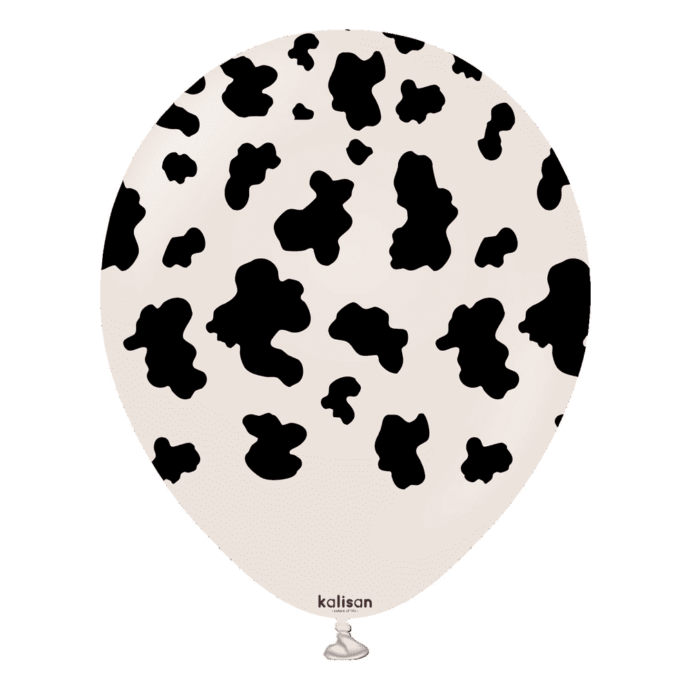 Kalisan Safari Cow White Sand 12" Latex 25pk