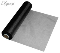 Eleganza Organza Roll Black 25m