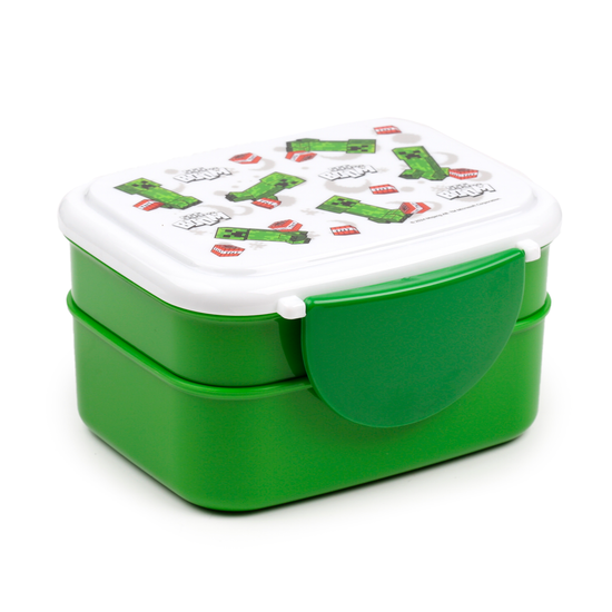 Puckator Lunch Box With Cutlery Minecraft