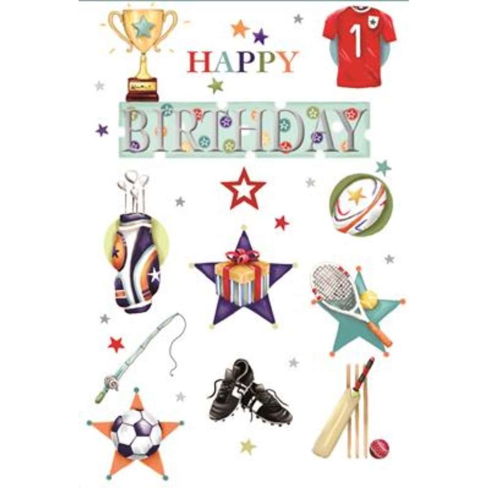 Simon Elvin 6 Pack Cards C50 Everyday Birthday