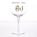 Tiger Feet Art Deco Gin Glass Age 60