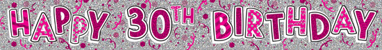 Age 30 Streamers Female Banner 2.6M 6pk