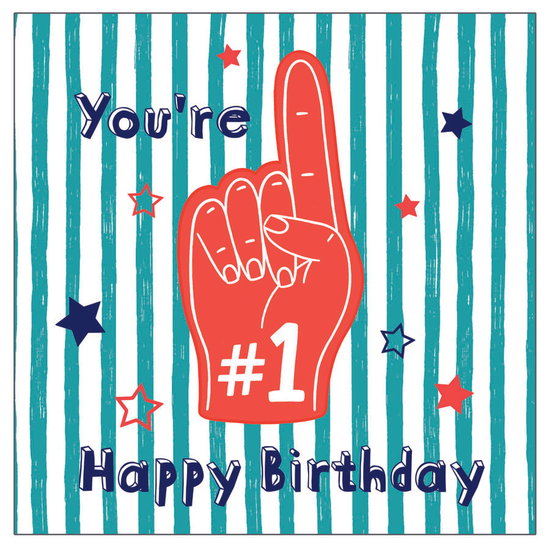 Hip To Be Square 6 Pack Cards Birthday Open