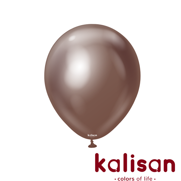 Kalisan Mirror Chocolate Brown 12" Latex 50pk