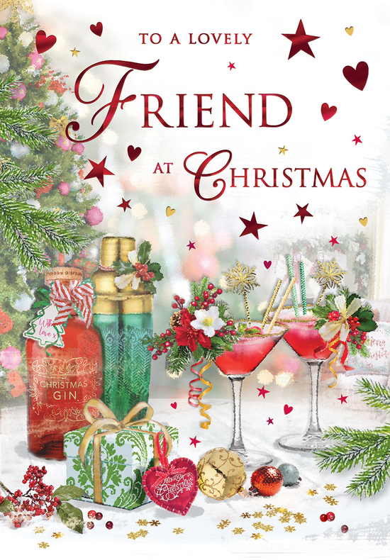 Regal 6 Pack C75 Cards Christmas Friend
