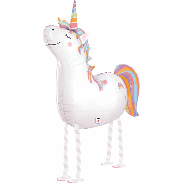 Grabo Foil Balloon Walking Unicorn 42"