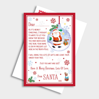 Tiger Feet 12 Pack Letter From Santa