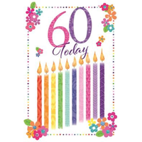 Simon Elvin C50 Birthday Age 60 6pk