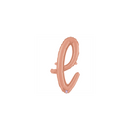 Grabo Foil Balloon Rose Gold 14" Letter L