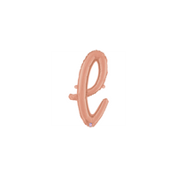 Grabo Foil Balloon Rose Gold 14" Letter L