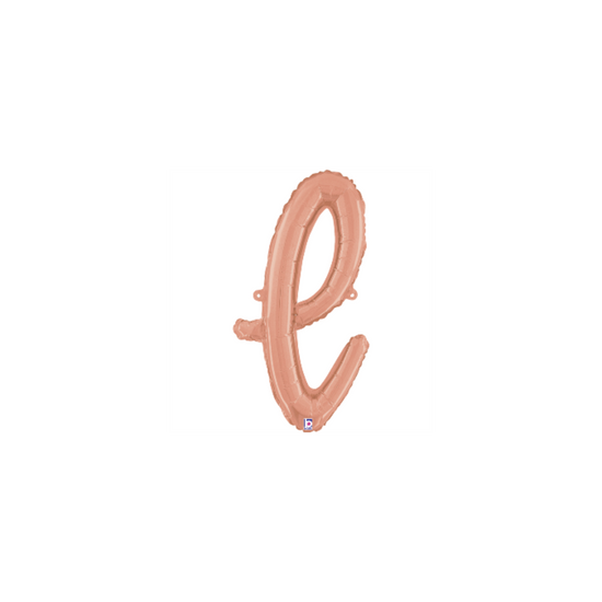 Grabo Foil Balloon Rose Gold 14" Letter L