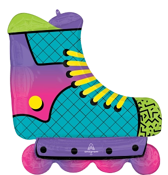 Anagram Foil Balloon 90's Party Inline Skate 27