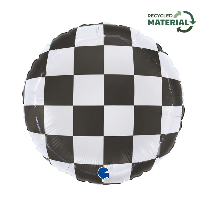 Grabo Foil Balloon Checkerboard 18