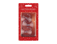 Gem Imports 3 Pack Suction Hooks 6cm