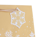 Tiger Feet Gift Bag Snowflake Large 12pk