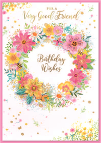 Isabel's Garden C50 Birthday Very Good Friend 6pk
