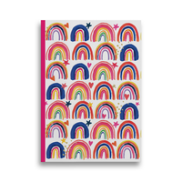 Notepad Rainbow A4 Lined 80Gsm 100 Sheets
