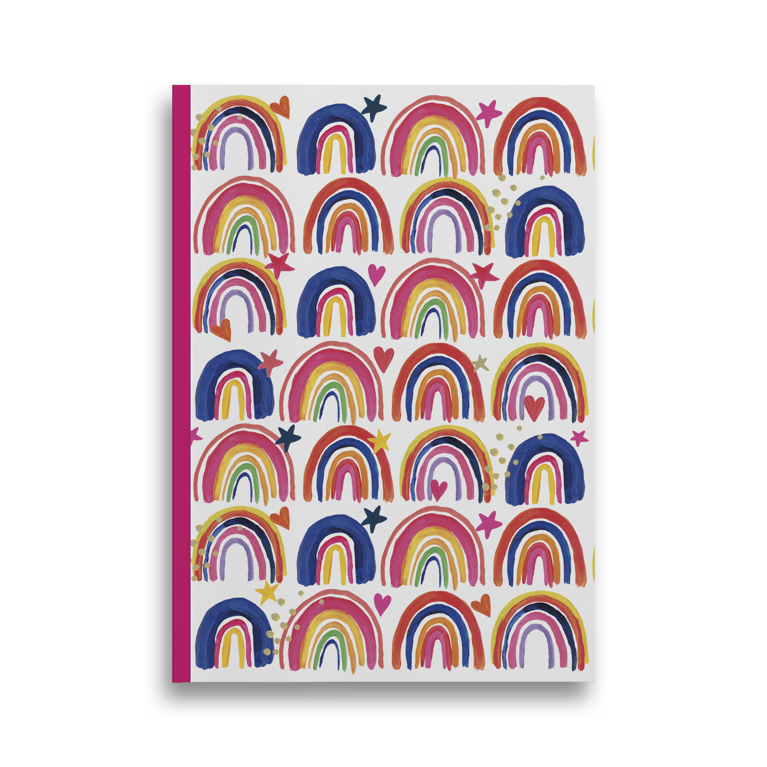 Notepad Rainbow A4 Lined 80Gsm 100 Sheets