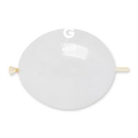 Gemar Crystal Clear 6" Glink Latex Balloons 100pk